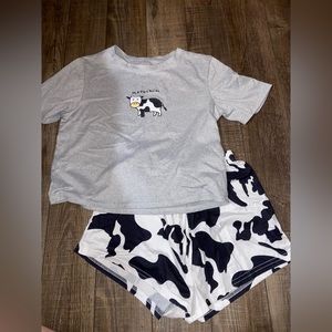 Cow PJ Set